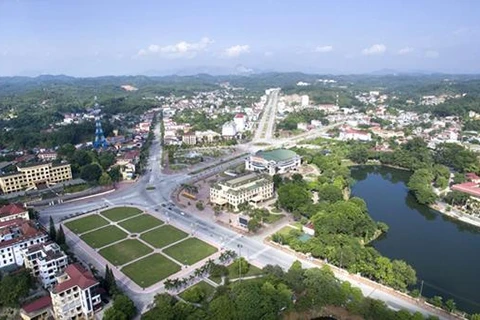 Một góc thành phố Yên Bái. (Nguồn: Yenbai.gov.vn)