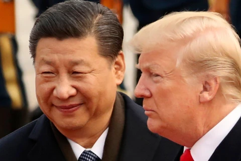 Tổng thống Mỹ Donald Trump và Chủ tịch Trung Quốc Tập Cận Bình. (Nguồn: USA Today)