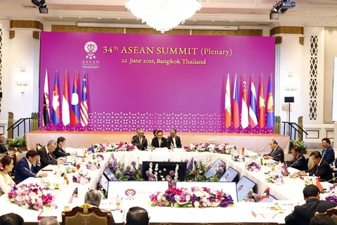 Toàn cảnh Phiên toàn thể Hội nghị cấp cao ASEAN lần thứ 34. (Ảnh: Thống Nhất/TTXVN)