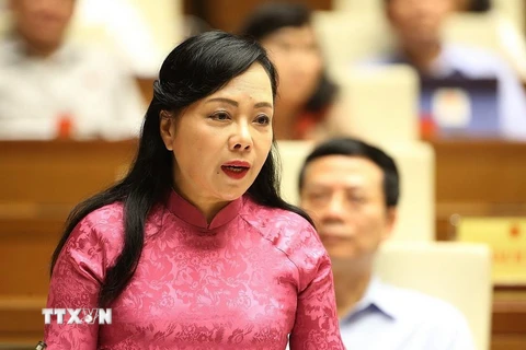 Bộ trưởng Bộ Y tế Nguyễn Thị Kim Tiến. (Nguồn: TTXVN)