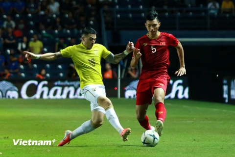 Việt Nam chạm trán Thái Lan là cuộc đấu đáng chú ý nhất với người hâm mộ tại bảng G vòng loại thứ hai World Cup 2022. (Ảnh: Nguyên An/Vietnam+)