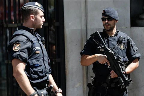 Cảnh sát Tây Ban Nha. (Nguồn: Anadolu Agency)