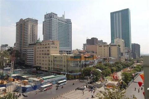 Một góc Thành phố Hồ Chí Minh. (Ảnh: Thanh Vũ/TTXVN)