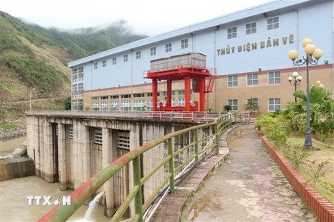 Nhà máy thủy điện Bản Vẽ tại xã Yên Na, huyện Tương Dương, tỉnh Nghệ An. (Ảnh: Nguyễn Oanh/TTXVN)