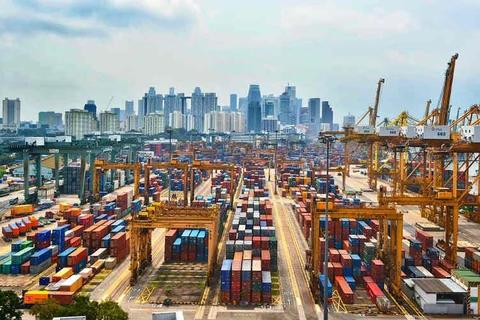 Quang cảnh bến cảng ở Singapore. (Nguồn: AsiaNews)