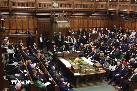 Toàn cảnh phiên họp của Hạ viện Anh ở London ngày 21/10/2019. (Ảnh: AFP/TTXVN)
