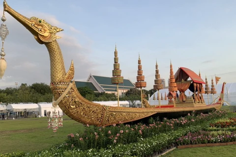 Một chiếc thuyền rồng của Hoàng gia Thái Lan. (Nguồn: PRD)