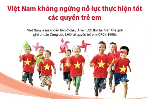 Việt Nam không ngừng nỗ lực thực hiện tốt các quyền trẻ em.