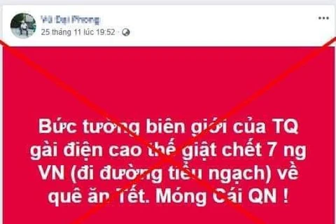 Tỉnh Quảng Ninh khẳng định thông tin 7 người Việt tử vong tại biên giới Việt-Trung là sai sự thật. 