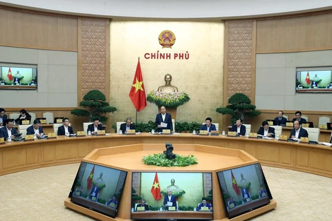 Thủ tướng Nguyễn Xuân Phúc phát biểu khai mạc. (Ảnh: Thống Nhất/TTXVN)