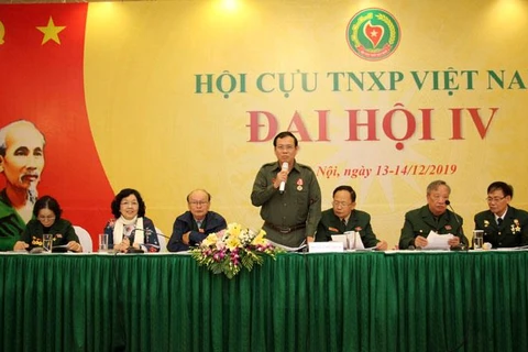 Phiên làm việc thứ nhất Đại hội Hội Cựu thanh niên xung phong Việt Nam