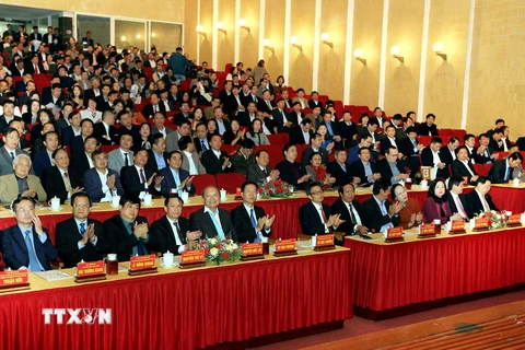 Các đại biểu tham dự hội nghị. (Ảnh: An Đăng/TTXVN)