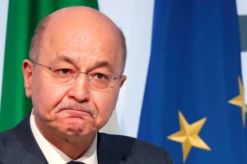 Tổng thống tạm quyền Iraq Barham Saleh. (Nguồn: Gulfnews)