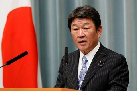 Ngoại trưởng Nhật Bản Toshimitsu Motegi. (Nguồn: StraitTimes)