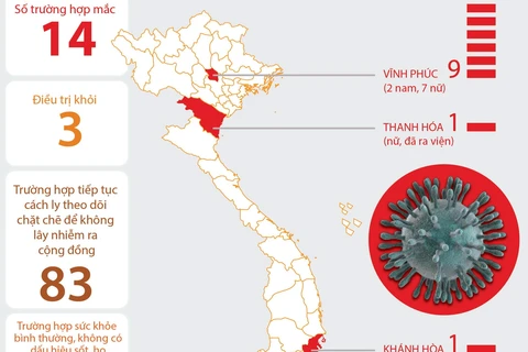 Việt Nam ghi nhận trường hợp nhiễm nCoV thứ 14.