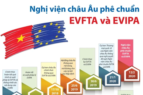 Nghị viện châu Âu phê chuẩn EVFTA và EVIPA.