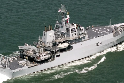 Tàu HMS Enterprise của Hải quân Hoàng gia Anh. (Nguồn: Seaforces.org)