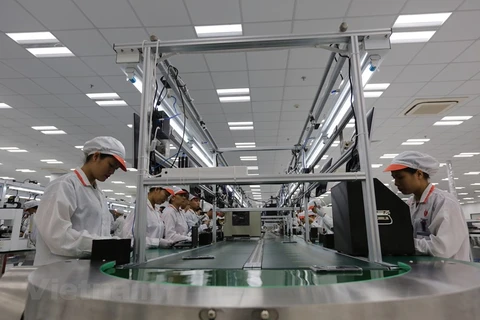 Nhà máy sản xuất điện thoại VinSmart. (Nguồn: Vietnam+)