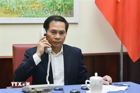 Thứ trưởng Thường trực Bộ Ngoại giao Bùi Thanh Sơn. (Ảnh: TTXVN)