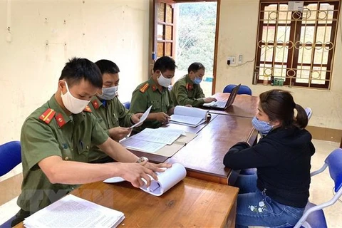 Một đối tượng thông tin sai sự thật về dịch COVID-19 ở huyện Bắc Mê, tỉnh Hà Giang bị xử phạt. (Ảnh minh họa: Nguyễn Lân/TTXVN)