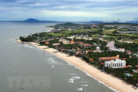 Một góc khu du lịch Mũi Né, tỉnh Bình Thuận. (Nguồn: TTXVN)