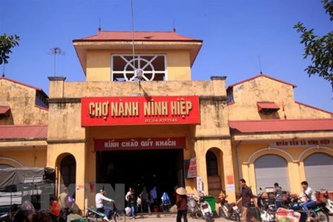 Chợ Ninh Hiệp. (Nguồn: TTXVN)