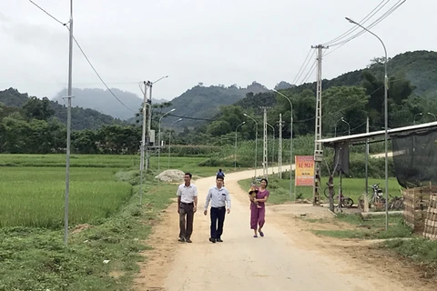 Một tuyến đường ở xã Kim Quan. (Nguồn: Yenson.gov.vn)