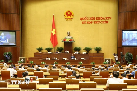 Quang cảnh phiên họp của Quốc hội. (Ảnh: Dương Giang/TTXVN)