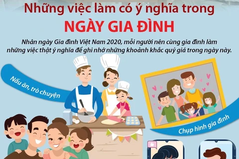 Những việc làm có ý nghĩa trong Ngày Gia đình Việt Nam.