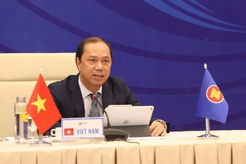 Thứ trưởng Bộ Ngoại giao Nguyễn Quốc Dũng. (Nguồn: TTXVN)