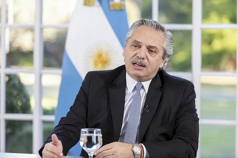 Tổng thống Argentina Alberto Fernandez. (Nguồn: Ellitoral)