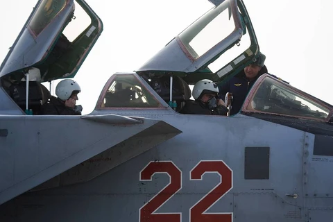Máy bay tiêm kích MiG-31 của Nga đã ngăn chặn một máy bay của Na Uy trên vùng biển Barents. (Nguồn: TASS)