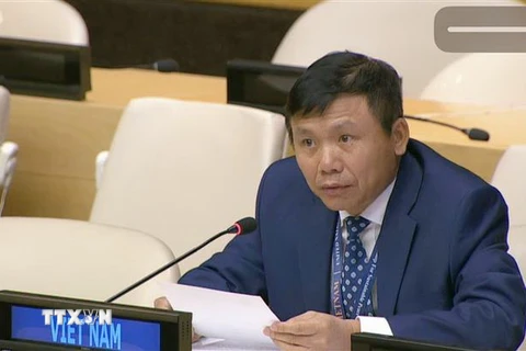 Đại sứ Đặng Đình Quý, Trưởng phái đoàn đại diện thường trực Việt Nam tại Liên hợp quốc. (Nguồn: TTXVN)