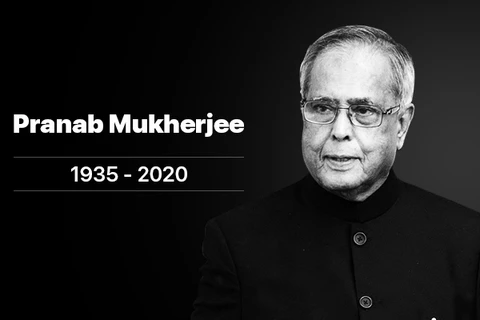 Nguyên Tổng thống Ấn Độ Pranab Mukherjee. (Nguồn: NDTV)