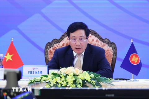 Phó Thủ tướng Chính phủ, Bộ trưởng Ngoại giao Phạm Bình Minh. (Nguồn: TTXVN)