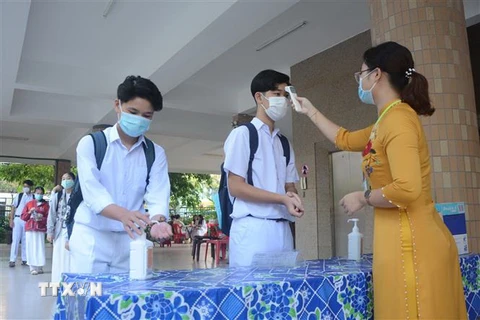 Học sinh tại một trường học ở Đà Nẵng. (Ảnh minh họa. Nguồn: TTXVN)