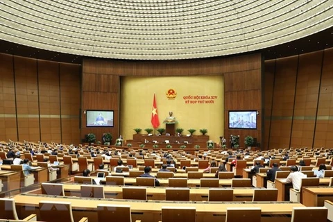 Quang cảnh kỳ họp thứ 10 của Quốc hội. (Nguồn: TTXVN)