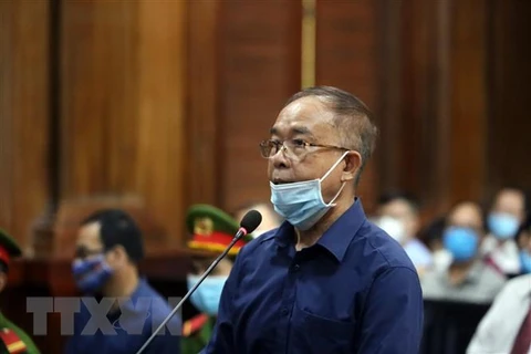 Bị can Nguyễn Thành Tài, nguyên Phó Chủ tịch Ủy ban Nhân dân Thành phố Hồ Chí Minh. (Ảnh: Thành Chung/TTXVN)