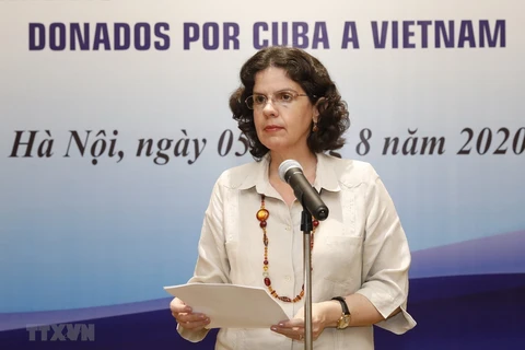 Đại sứ Cuba Lianys Torres Rivera. (Ảnh: Dương Giang/TTXVN)