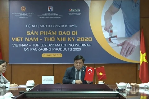 Hội nghị giao thương sản phẩm bao bì Việt Nam-Thổ Nhĩ Kỳ. (Nguồn: Congthuong.vn)