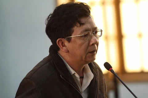 Bị cáo Nguyễn Hồng Lam, nguyên Chủ tịch Ủy ban Nhân dân huyện Đức Cơ. (Nguồn: Tuổi Trẻ)