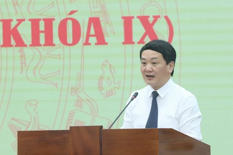 Phó Chủ tịch, Tổng Thư ký Ủy ban Trung ương Mặt trận Tổ quốc Việt Nam Hầu A Lềnh. (Nguồn: TTXVN)