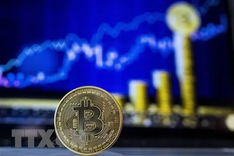 Đồng Bitcoin. (Ảnh: AFP/TTXVN)