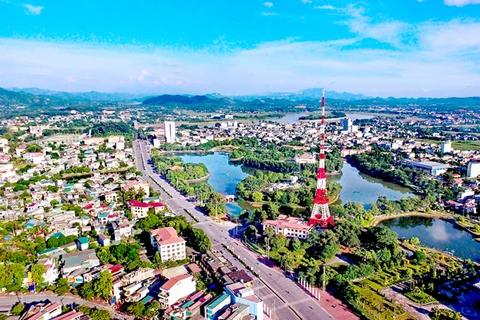 Một góc thành phố Tuyên Quang. (Nguồn: Báo Tuyên Quang)