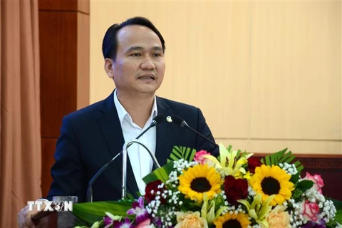 Trưởng Ban Tuyên giáo Thành ủy Đà Nẵng Nguyễn Đình Vĩnh. (Ảnh: Quốc Dũng/TTXVN)