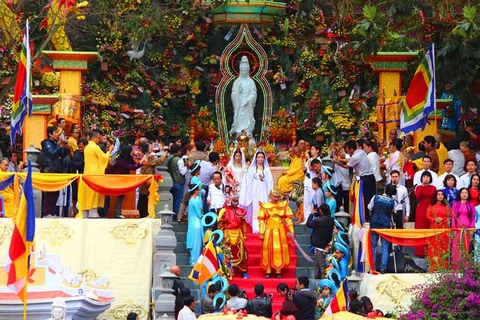 Lễ hội Quán Thế Âm Ngũ Hành Sơn. (Nguồn: Danang.gov.vn)