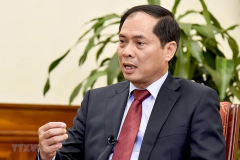 Tân Bộ trưởng Bộ Ngoại giao Bùi Thanh Sơn. (Nguồn: TTXVN)