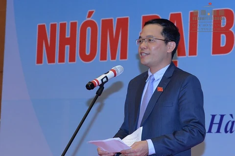 Ủy viên Thường trực Ủy ban Đối ngoại, Phó Chủ tịch Thường trực Nhóm đại biểu Quốc hội trẻ Việt Nam Đinh Công Sỹ. (Nguồn: Quochoi.vn)