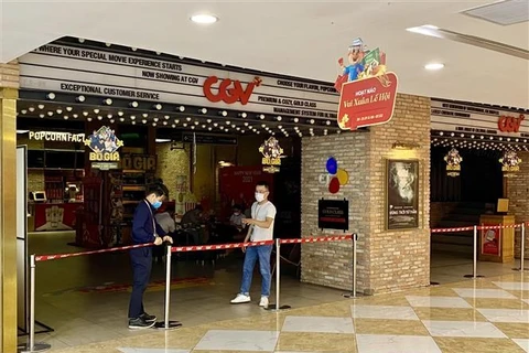 Một rạp chiếu phim ở Thành phố Hồ Chí Minh. (Nguồn: TTXVN)