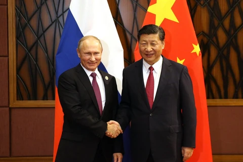 Tổng thống Nga Putin và Chủ tịch Trung Quốc Tập Cận Bình. (Ảnh: Global Look Press)